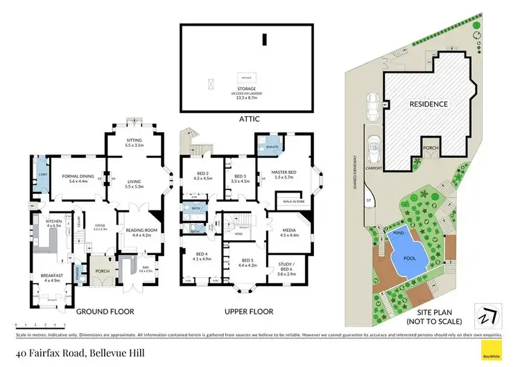 Floorplan of Homely house listing, 40 Fairfax Road, Bellevue Hill NSW 2023