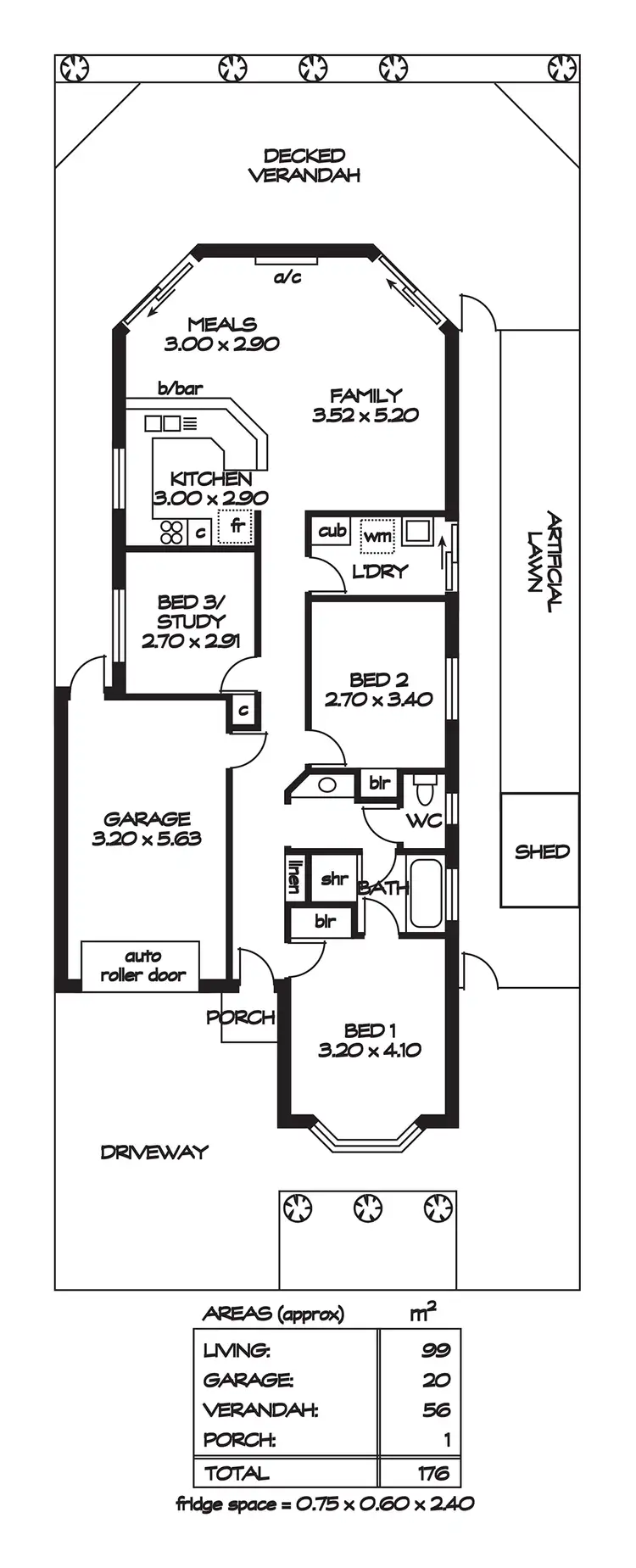 Floorplan of Homely house listing, 20 South Avenue, Northfield SA 5085
