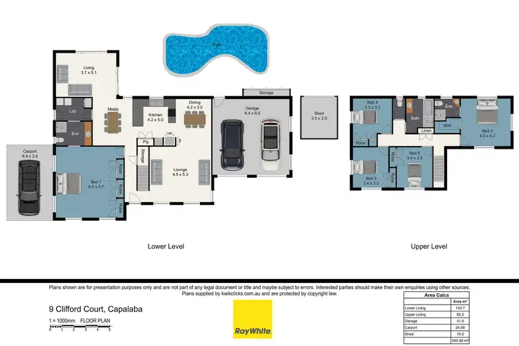 Floorplan of Homely house listing, 9 Clifford Court, Capalaba QLD 4157