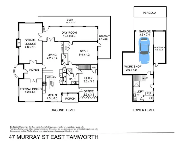 Floorplan of Homely house listing, 47 Murray Street, Tamworth NSW 2340