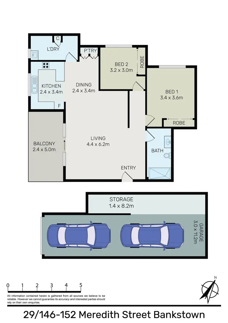 Floorplan of Homely unit listing, 29/146-152 Meredith Street, Bankstown NSW 2200