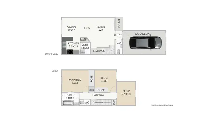 Floorplan of Homely unit listing, 19/1 Highridge Road, Springfield QLD 4300