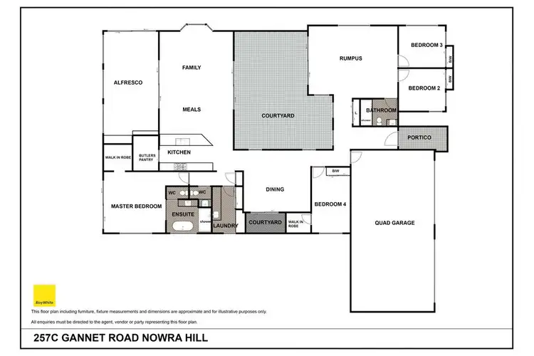 Floorplan of Homely rural property listing, 257c Gannet Road, Bamarang NSW 2540