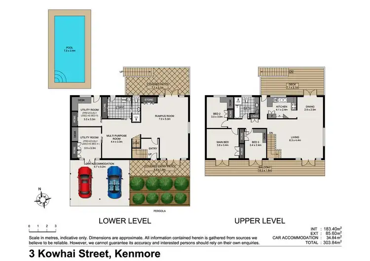 Floorplan of Homely house listing, 3 Kowhai Street, Kenmore QLD 4069
