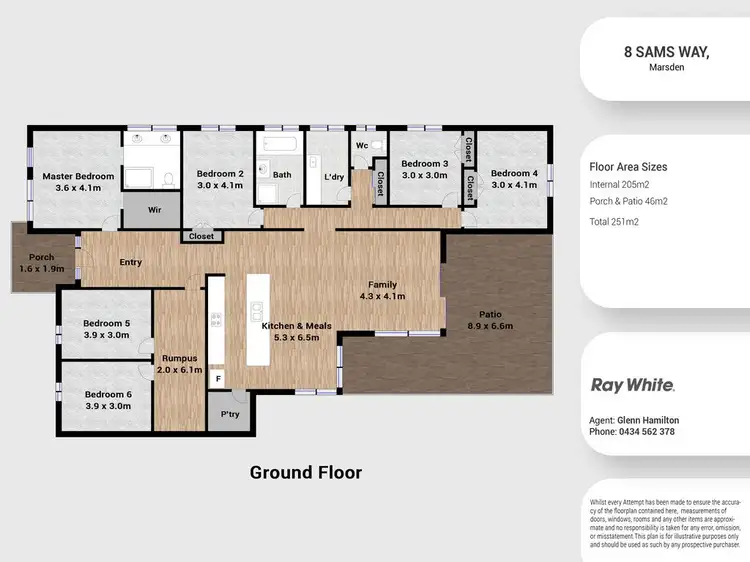 Floorplan of Homely house listing, 8 Sams Way, Marsden QLD 4132