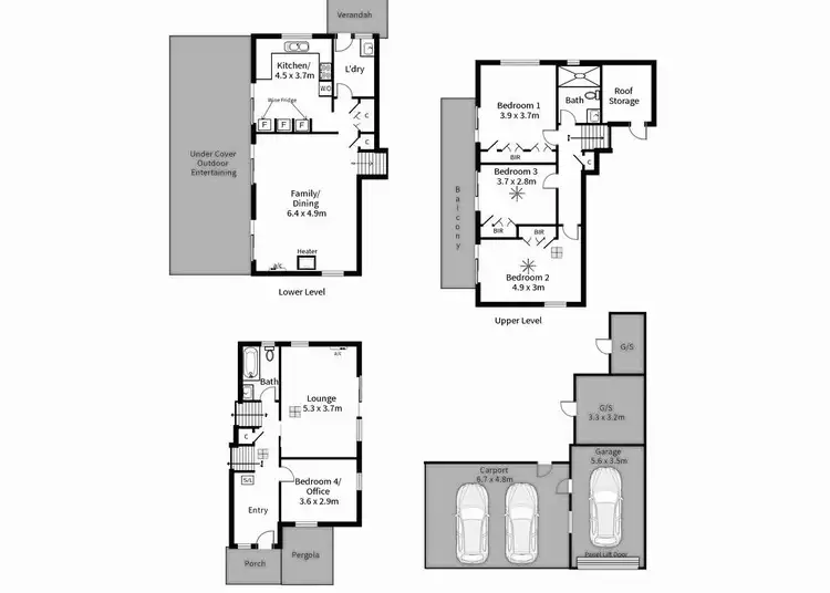 Floorplan of Homely house listing, 1 View Court, Happy Valley SA 5159