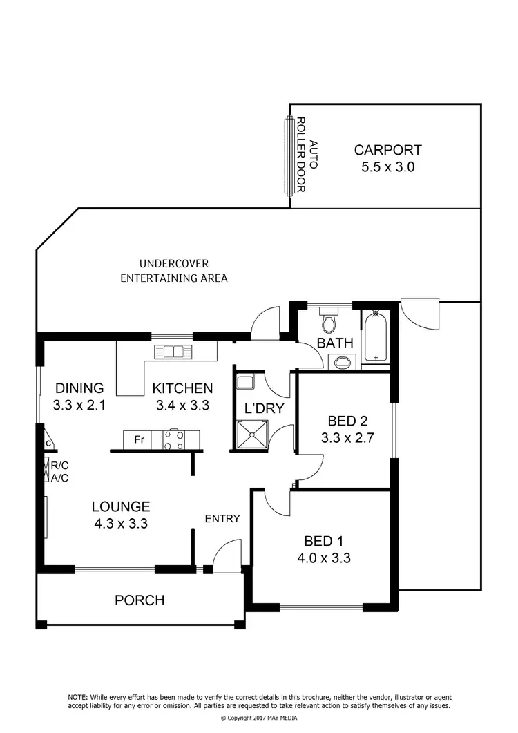 Floorplan of Homely house listing, 38 Findon Avenue, Seaton SA 5023