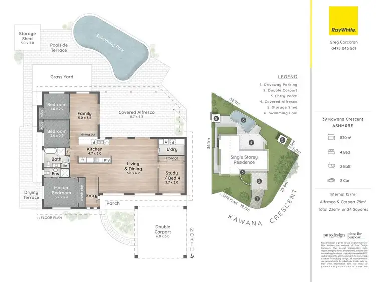 Floorplan of Homely house listing, 39 Kawana Crescent, Ashmore QLD 4214