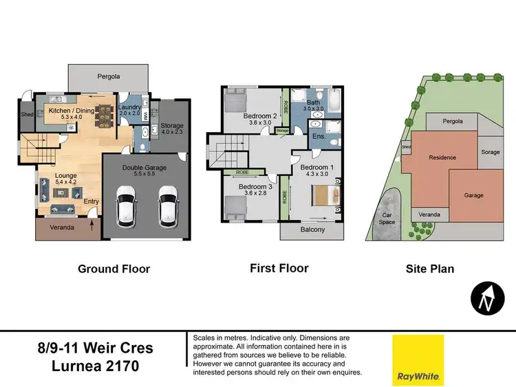 Floorplan of Homely townhouse listing, 8/9-11 Weir Crescent, Lurnea NSW 2170