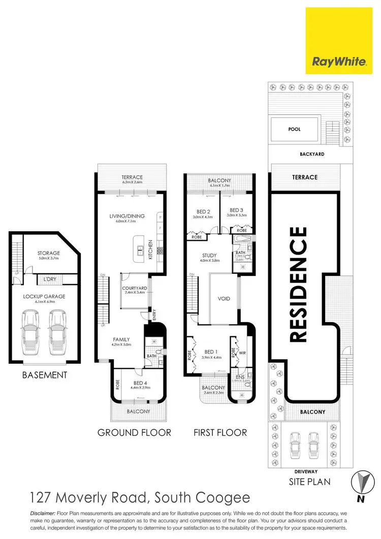 Floorplan of Homely house listing, 127 Moverly Road, South Coogee NSW 2034