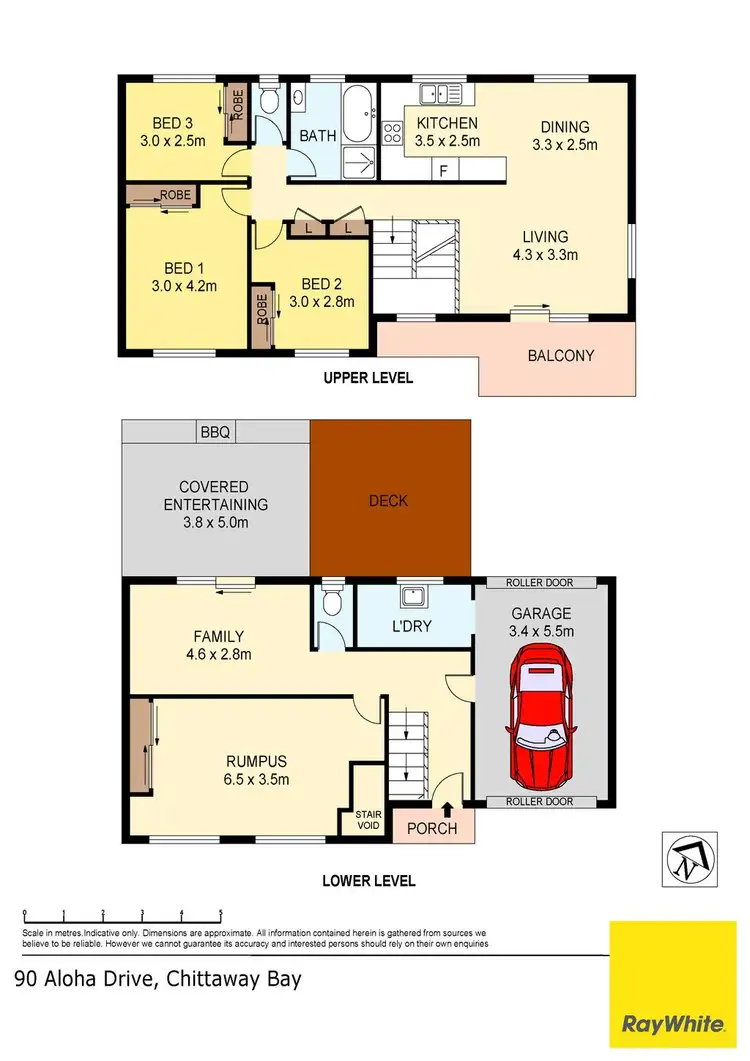 Floorplan of Homely house listing, 90 Aloha Drive, Chittaway Bay NSW 2261