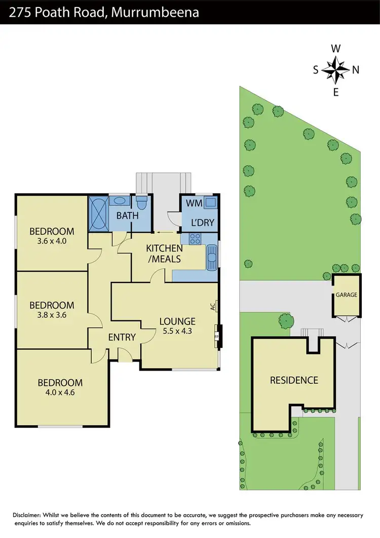 Floorplan of Homely house listing, 275 Poath Road, Murrumbeena VIC 3163