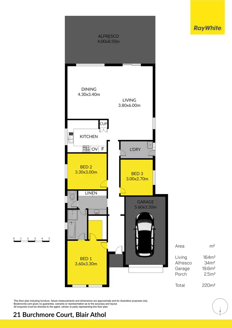 Floorplan of Homely house listing, 21 Burchmore Court, Blair Athol SA 5084