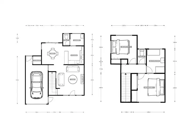 Floorplan of Homely townhouse listing, 37/10 Adrian Place, Wishart QLD 4122