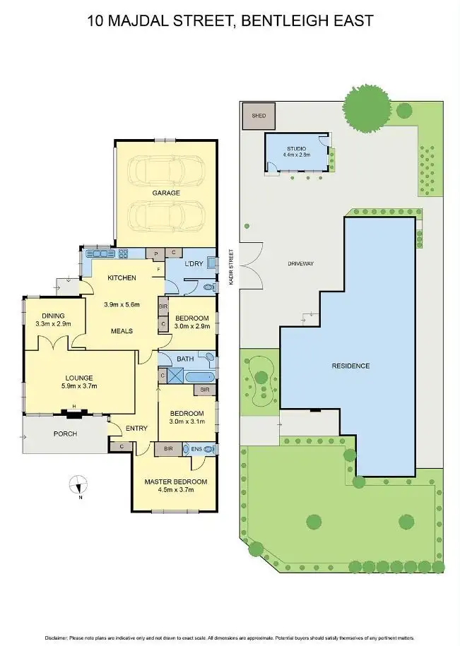 Floorplan of Homely house listing, 10 Majdal Street, Bentleigh East VIC 3165