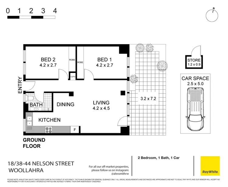 Floorplan of Homely apartment listing, 18/38-44 Nelson Street, Woollahra NSW 2025