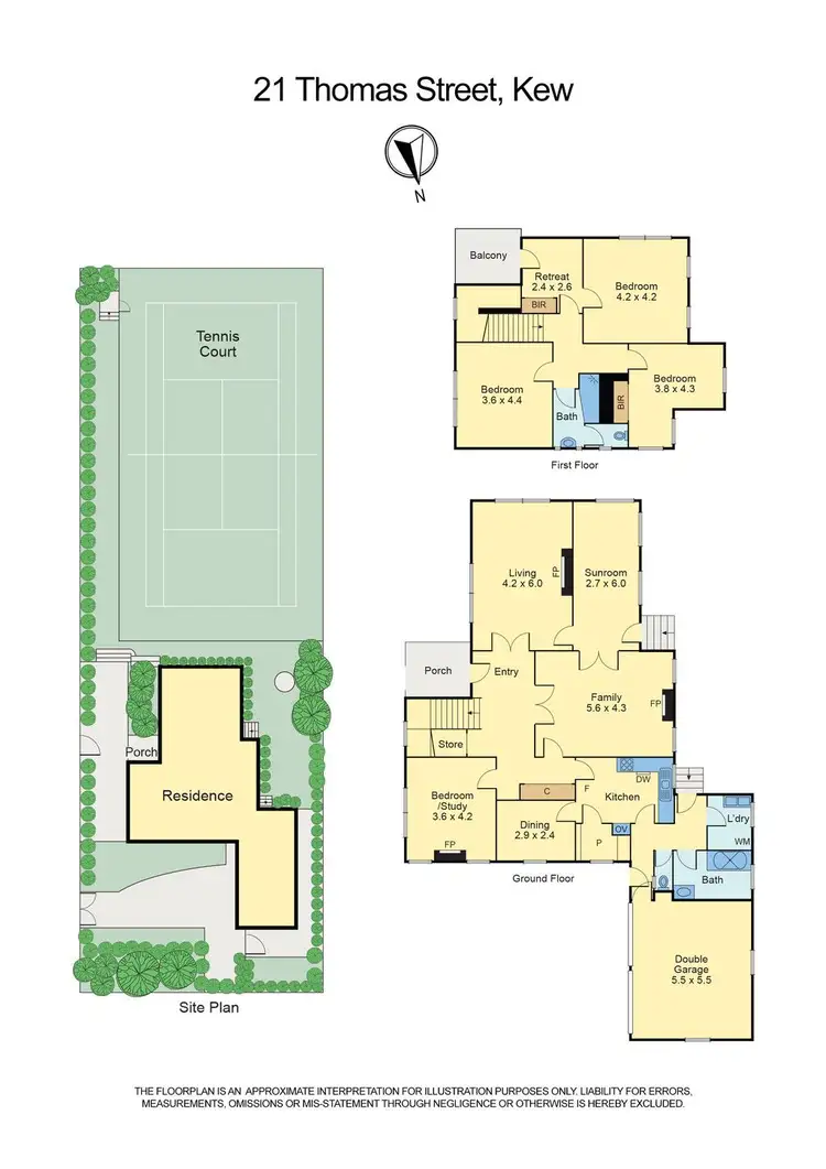 Floorplan of Homely house listing, 21 Thomas Street, Kew VIC 3101