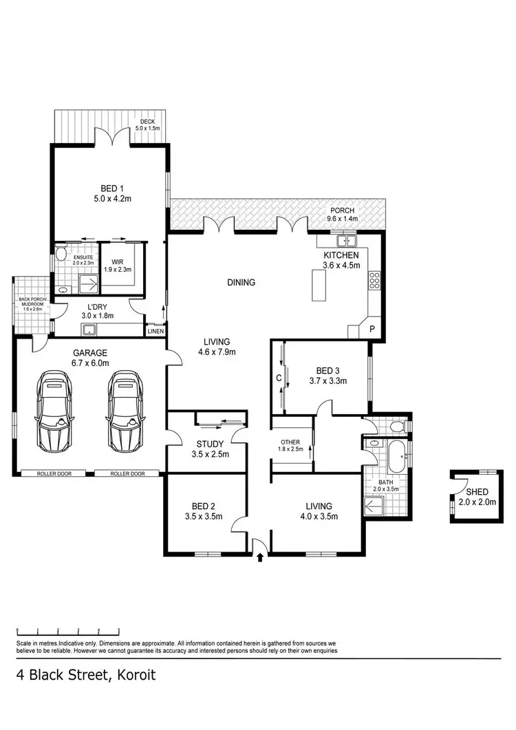 Floorplan of Homely house listing, 4 Black Street, Koroit VIC 3282