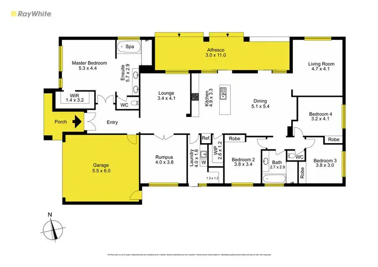 Floorplan of Homely house listing, 26 Rakia Drive, Lalor VIC 3075