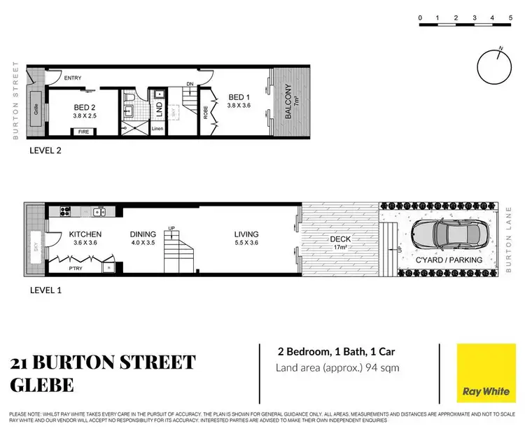 Floorplan of Homely house listing, 21 Burton Street, Glebe NSW 2037