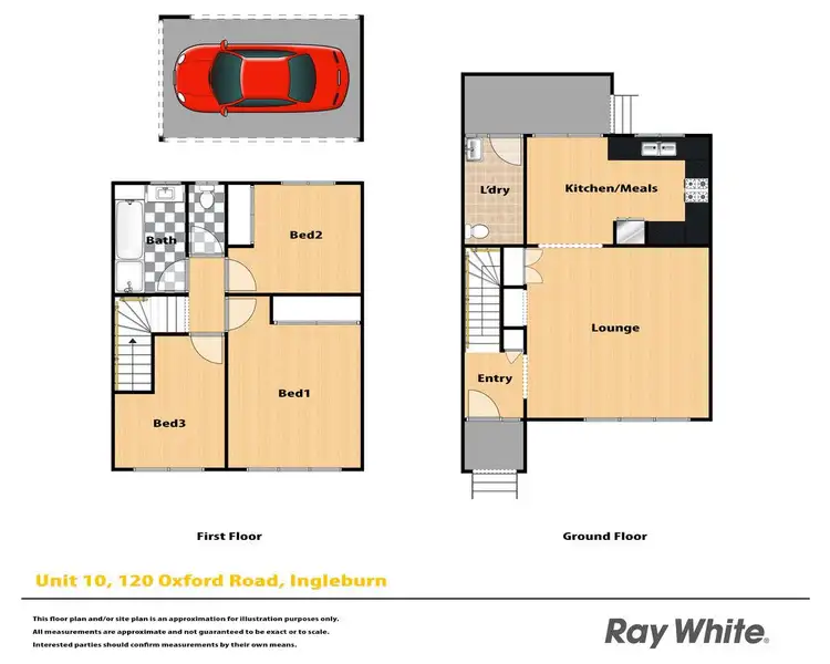 Floorplan of Homely townhouse listing, 10/120 Oxford Road, Ingleburn NSW 2565