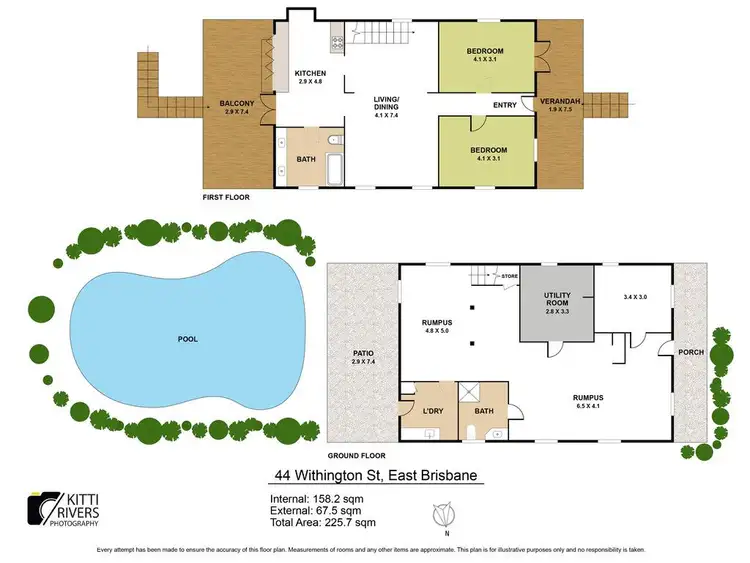 Floorplan of Homely house listing, 44 Withington Street, East Brisbane QLD 4169