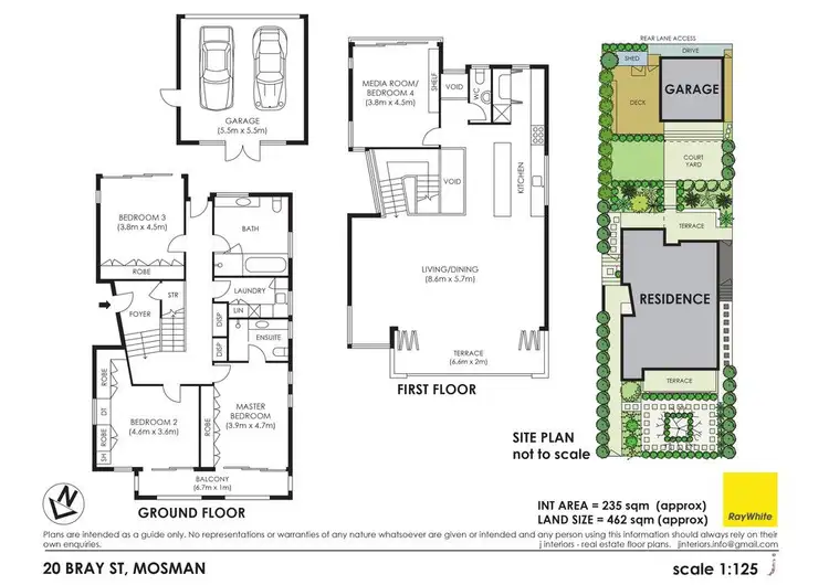 Floorplan of Homely house listing, 20 Bray Street, Mosman NSW 2088