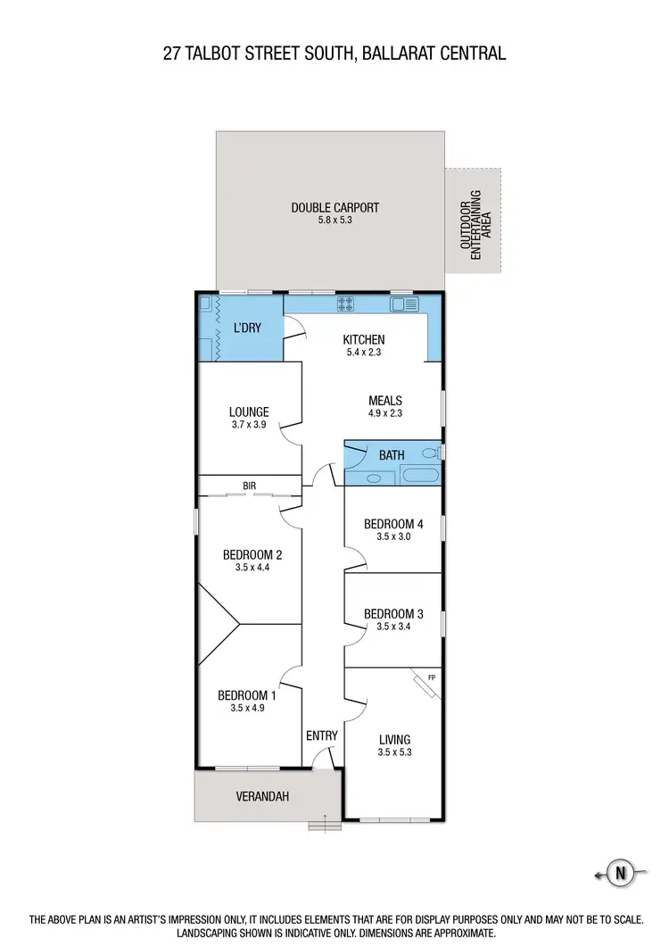 Floorplan of Homely house listing, 27 Talbot Street South, Ballarat Central VIC 3350