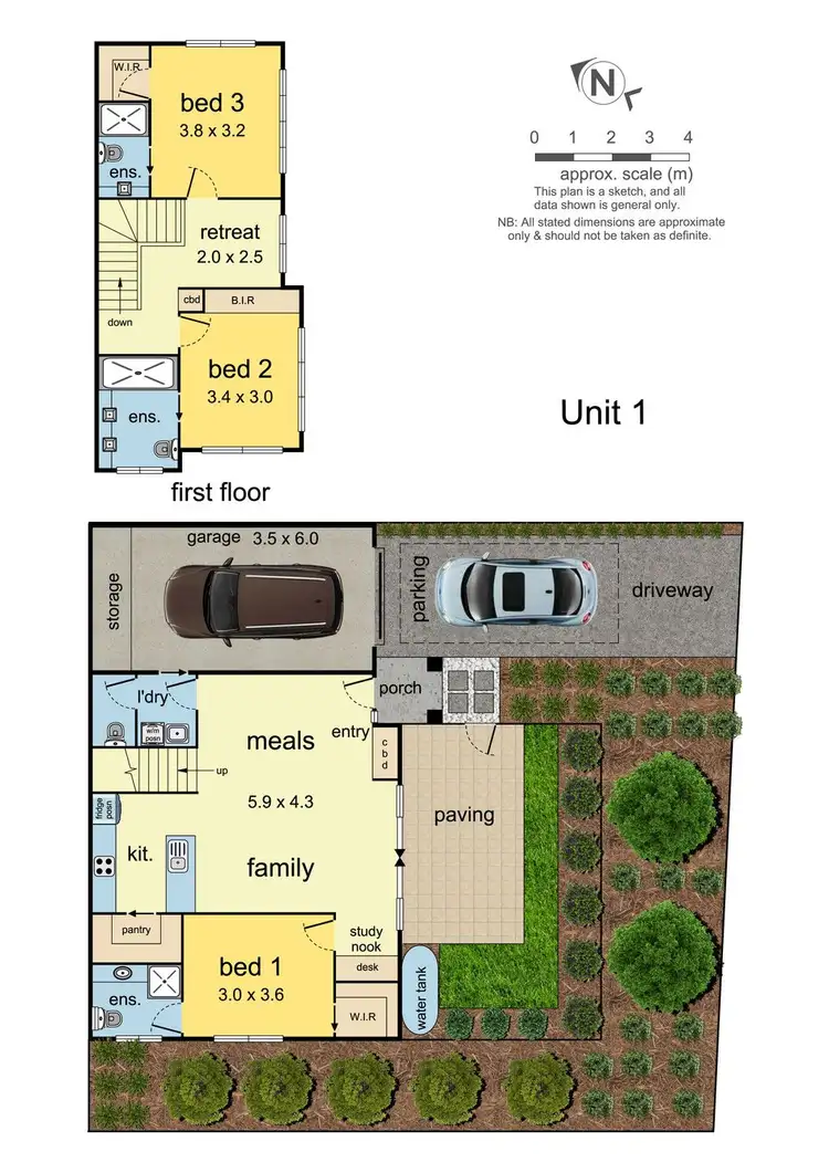 Floorplan of Homely house listing, 1 Langrigg Avenue, Edithvale VIC 3196