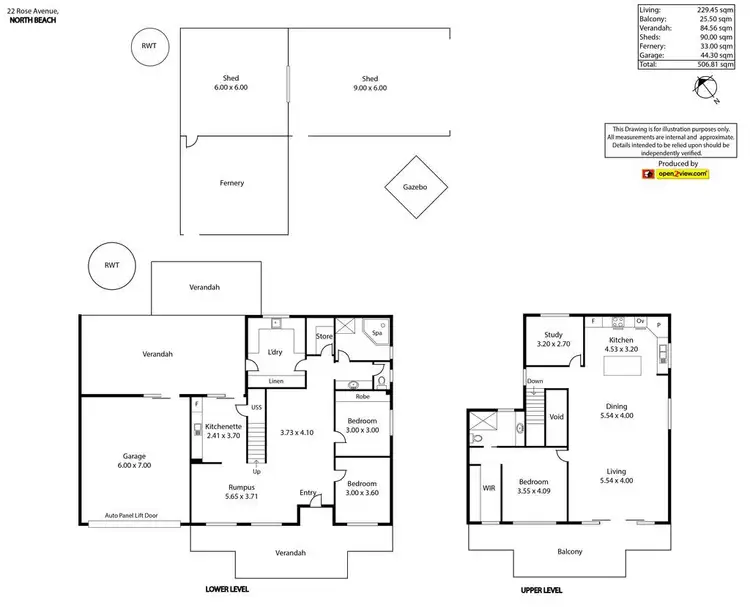 Floorplan of Homely house listing, 22 Rose Avenue, North Beach SA 5556