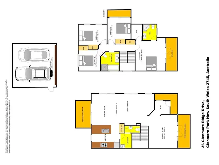 Floorplan of Homely house listing, 36 Glenmore Ridge Drive, Glenmore Park NSW 2745
