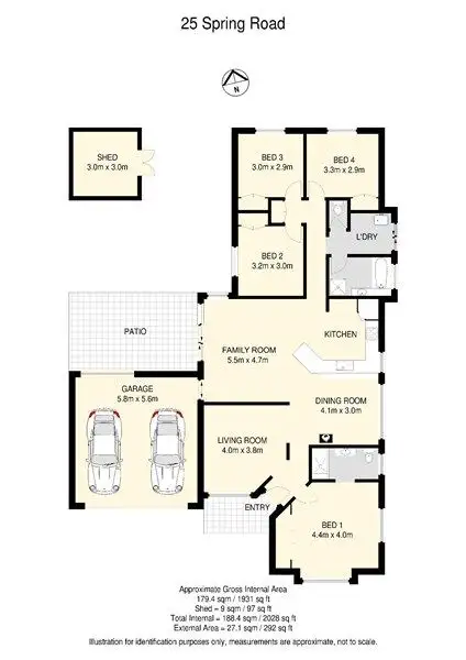 Floorplan of Homely house listing, 25 Spring Road, Kallangur QLD 4503