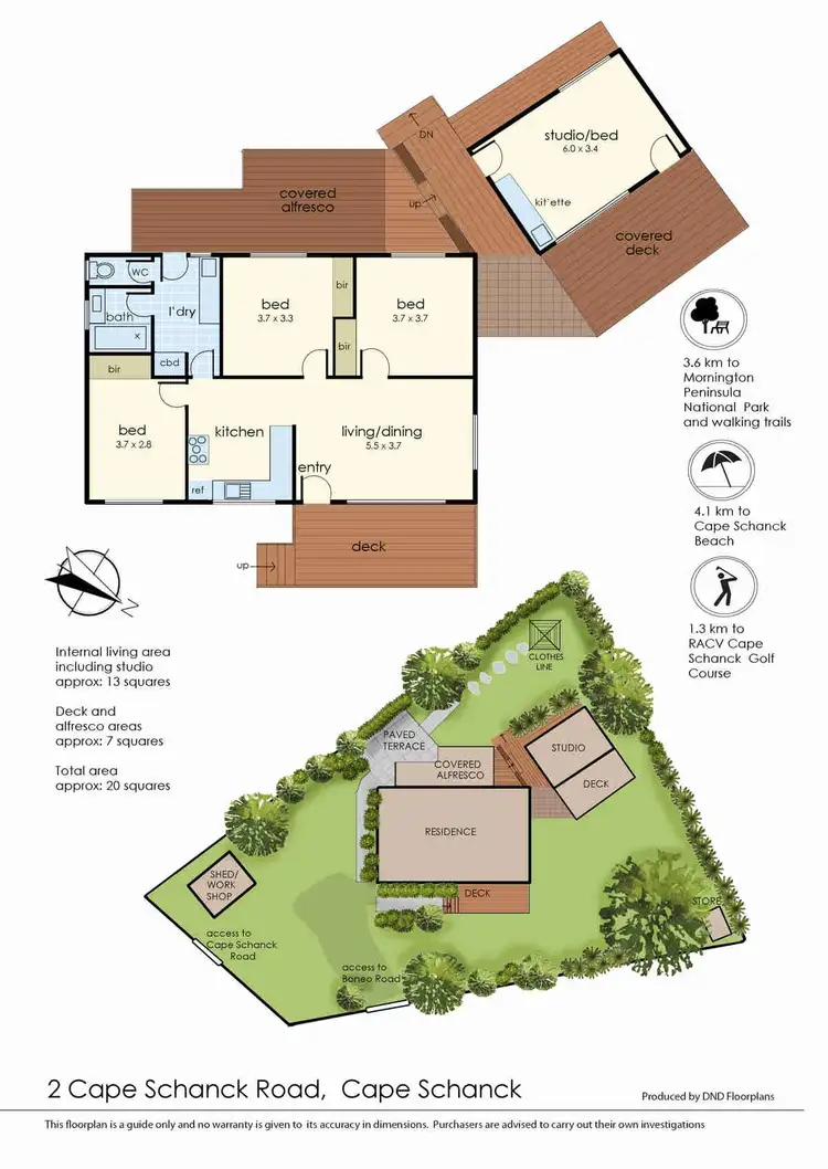 Floorplan of Homely house listing, 2 Cape Schanck Road, Cape Schanck VIC 3939
