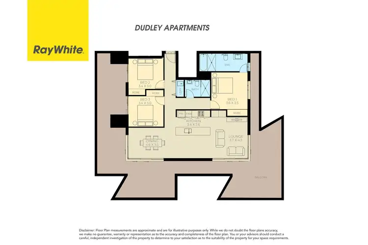 Floorplan of Homely apartment listing, 301/144 Dudley Road, Whitebridge NSW 2290