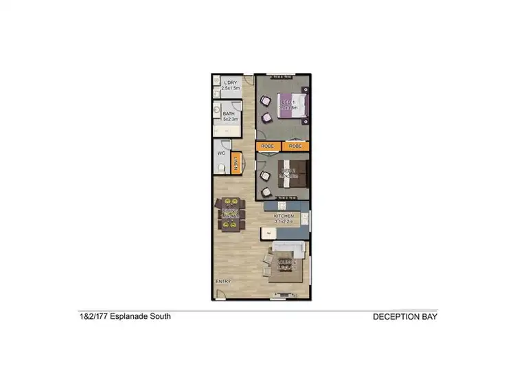 Floorplan of Homely house listing, 177 Esplanade South, Deception Bay QLD 4508