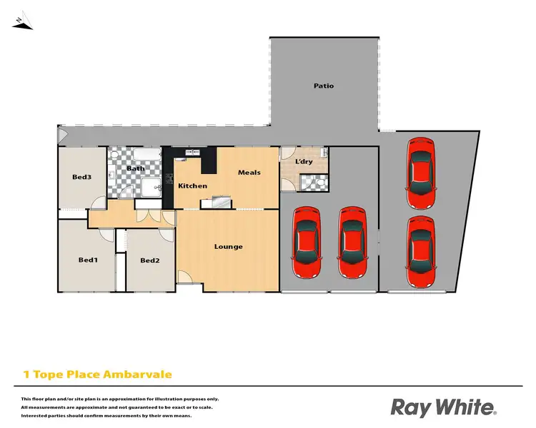 Floorplan of Homely house listing, 1 Tope Place, Ambarvale NSW 2560