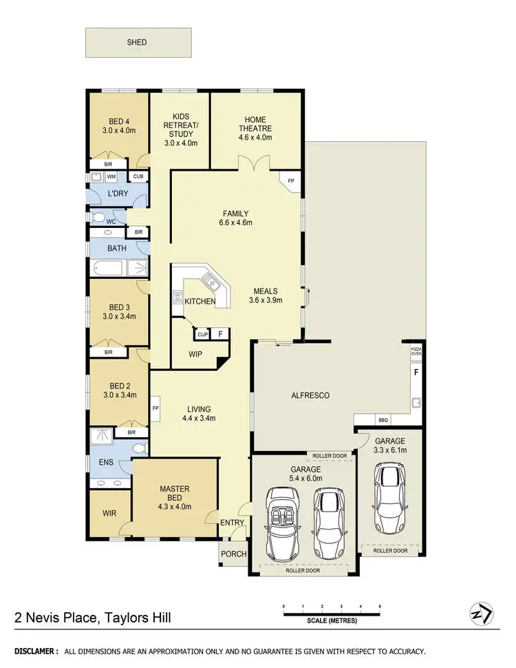 Floorplan of Homely house listing, 2 Nevis Place, Taylors Hill VIC 3037