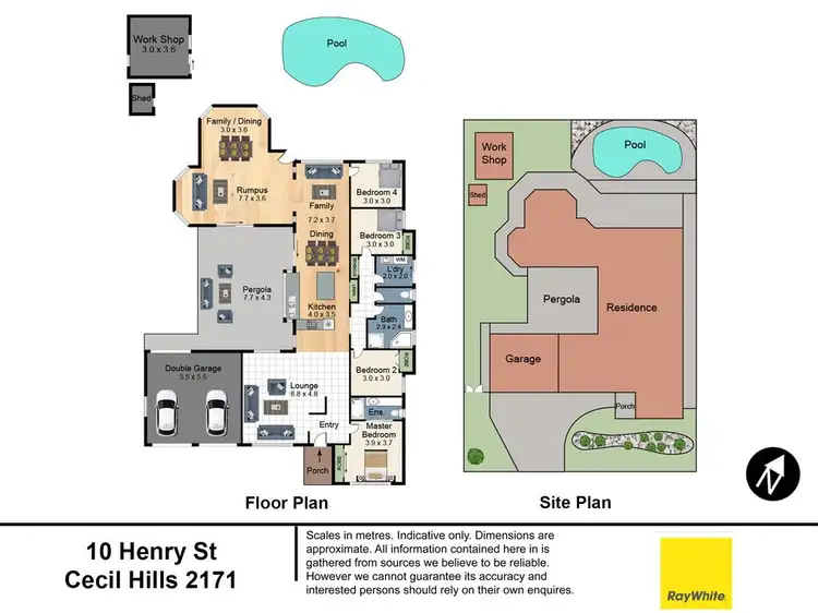 Floorplan of Homely house listing, 10 Henry Street, Cecil Hills NSW 2171