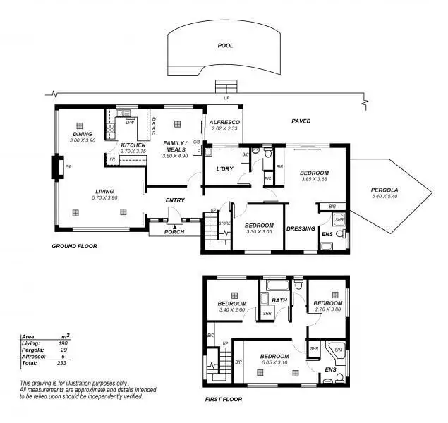 Floorplan of Homely house listing, 13 Huntingdon Drive, Glenalta SA 5052