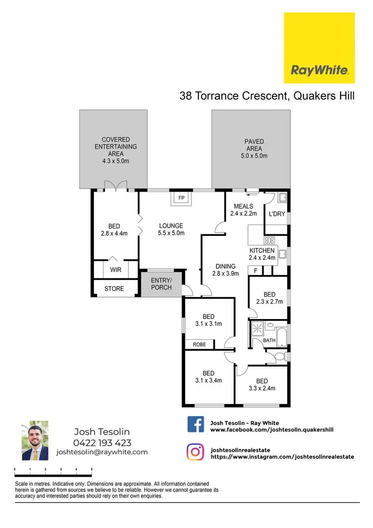 Floorplan of Homely house listing, 38 Torrance Crescent, Quakers Hill NSW 2763