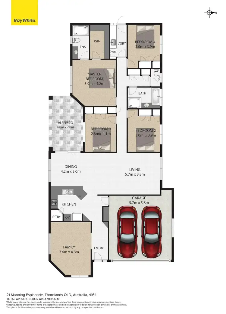 Floorplan of Homely house listing, 21 Manning Esplanade, Thornlands QLD 4164