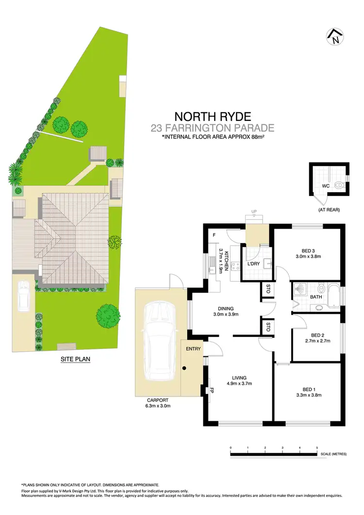 Floorplan of Homely house listing, 23 Farrington Parade, North Ryde NSW 2113