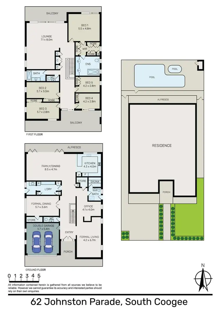Floorplan of Homely house listing, 62 Johnston Parade, South Coogee NSW 2034
