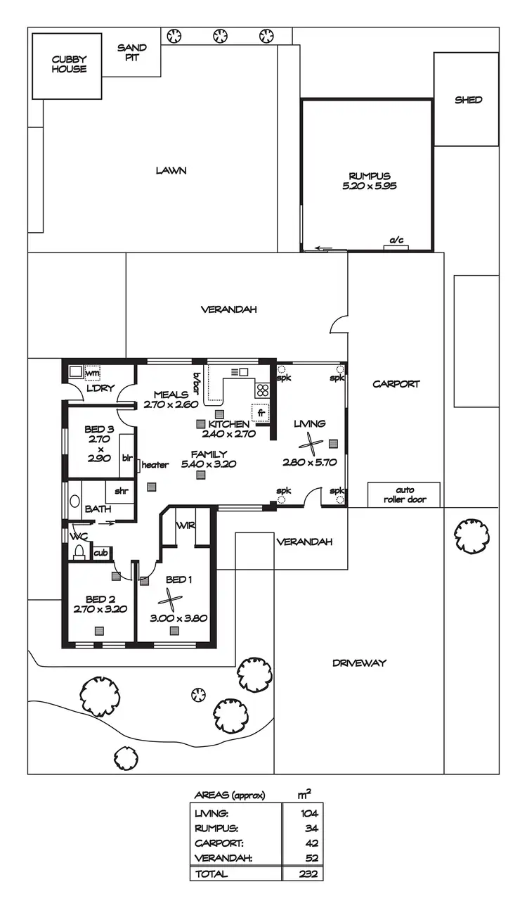 Floorplan of Homely house listing, 22 Tarqui Drive, Paralowie SA 5108