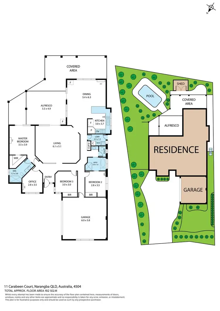 Floorplan of Homely house listing, 11 Carabeen Court, Narangba QLD 4504