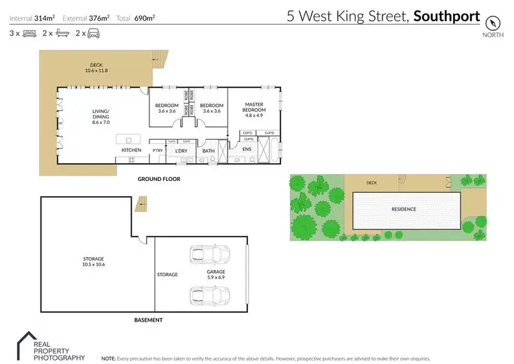 Floorplan of Homely house listing, 5 West King Street, Southport QLD 4215