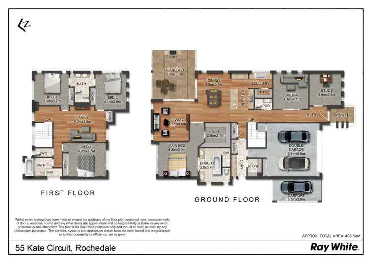 Floorplan of Homely house listing, 55 Kate Circuit, Rochedale QLD 4123