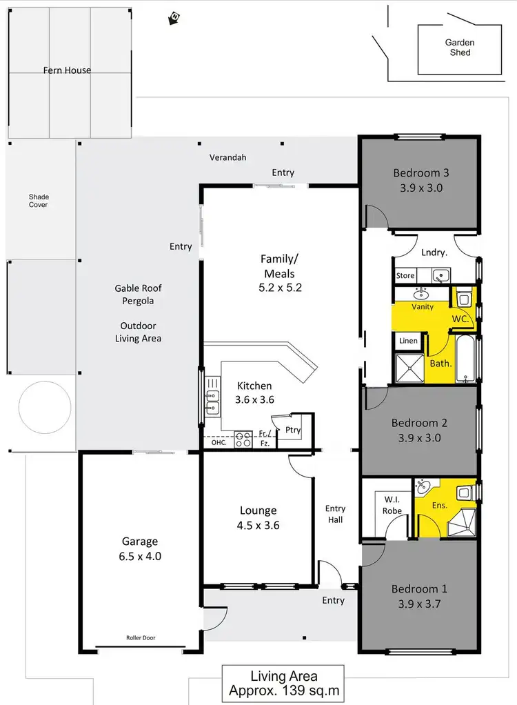 Floorplan of Homely house listing, 40 McLean Street, Berri SA 5343