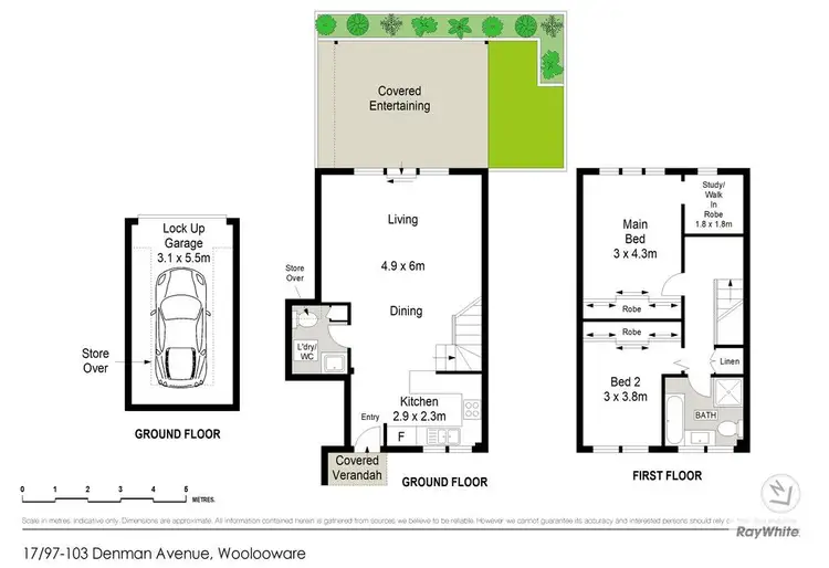 Floorplan of Homely townhouse listing, 17/97-103 Denman Avenue, Woolooware NSW 2230