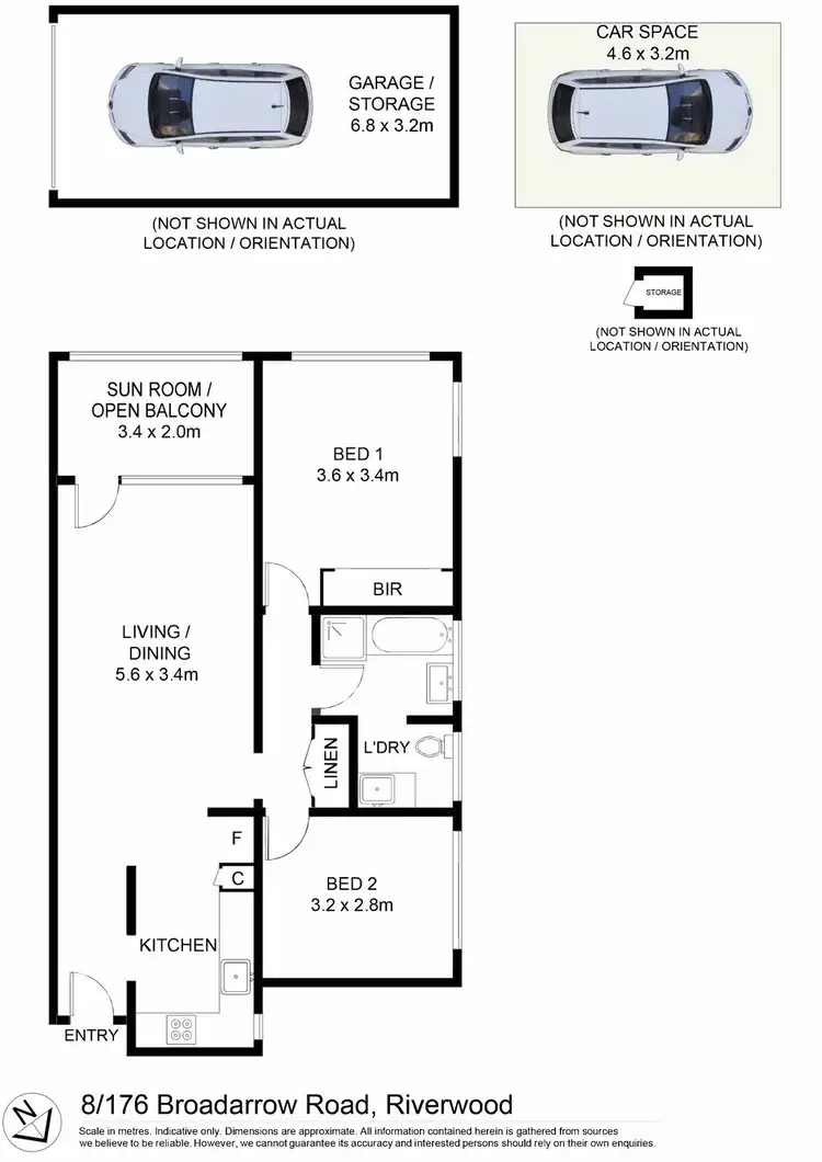 Floorplan of Homely unit listing, 8/176 Broadarrow Road, Riverwood NSW 2210